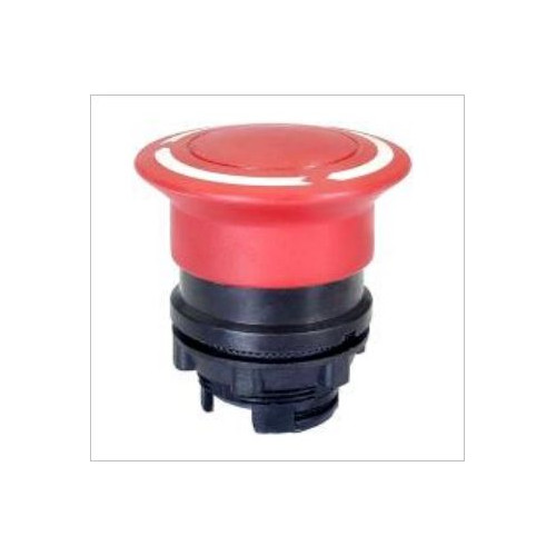 Teknic Red Mushroom Head Actuator Latching Push Button ? 30mm, P2AML4